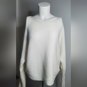 VINCE -size L- white sweater-100% cotton